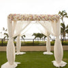 10FTx10FT DIY Wedding Backdrop Stand Flower Display Frame Background Arch Canopy