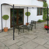 Steel Garden Pergola Carport Outdoor Sun Shade Shelter Awning PA Coated Canopy