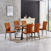 OAK Dining Table Set and 6/4 Grey Leather/Velvet chairs kitchen table set UK