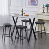 2/4PCS Bar Stools Breakfast Kitchen Stool Industrial Barstools Velvet Seat Metal