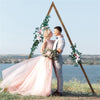 Rustic Wooden Arch Wedding Backdrop Stand Ceremony Gorgeous Lawn Party 10.2ft UK