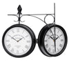 Outdoor Garden Paddington Station Classic Wall Clock Double Sided Clock Round