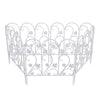 5PCS White Garden Fencing Panel Vegetable Flower Lawn Picket Borders Pet Barrier