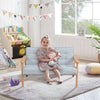 Kids Sofa Armchair Wooden Frame Cushioned 1-2 Seater Boys Girls Bedroom Playroom