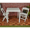 2,4pcGarden Plastic Patio Dining Whether Proof Table & Chairs Outdoors Furniture
