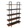 Industrial Bookcase Storage Tall Shelf Metal Display 5Tier Ladder Shelves UK