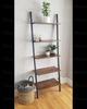 Industrial Ladder Bookcase Vintage Style Display Cabinet Rustic Metal Shelf Unit