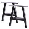 2x Industrial Metal Steel Table Legs Trapezium Shape Coffe Table Bench Furniture