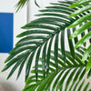 120cm/4FT Artificial Palm Tree Decorative Plant w/19 Leaves Nursery Pot