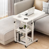 Adjustable Mobile Laptop Table Notebook Desk Sofa Bed Tray Computer StorageShelf