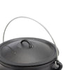 8L Cast Iron Potjie Pre-Seasoned Non-Stick African Pot Campfire Cooking Stew Pot