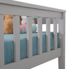 Double Bunk Bed 3FT Single Bed For Kids Children Solid Wooden Frame With Stairs