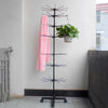 7-Tier Rotating Shop Display Rack Cap Jewelry Holder/10-Hook Hat Display Rack