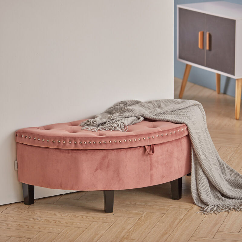 Semi circle store footstool