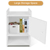 White Bedside Table Drawer Cabinet Bedroom Furniture Storage Nightstand Wooden