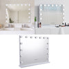 Hollywood Cosmetic Mirror LED Light MakeUp Vanity Shaving Bath Round/Rectangular