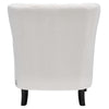 Modern Upholstered Velvet Armchair Matching Footstool Sofa Chair With Wood Legs