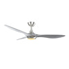 Large 52" Ceiling Fan with 3 Color Light Remote Control 6 Speed Level Reversible