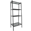 4 Tier Ladder Shelf Bookcase Storage Rack Metal Display Plant Stand Home Office