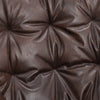Chesterfield Distressed Faux Leather Armchair Lounge Button Tufted Chair Padded