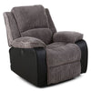 POSTANA JUMBO CORD FABRIC POWER RECLINER ARMCHAIR ELECTRIC SOFA RECLINING CHAIR