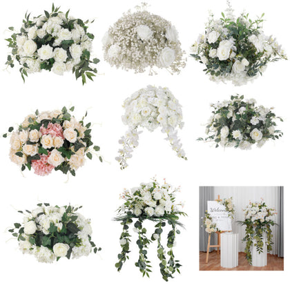 Artificial Flower Bouquet Ball Wedding Table Pedestal Road Lead Outdoor Decor