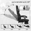 Ergonomic Gaming Chair Executive Office Recliner Seat Massage Cushion Footrest