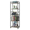 Bookcase 5-Tier Bookshelf Freestanding Display Stand Tall Shelving Storage Unit