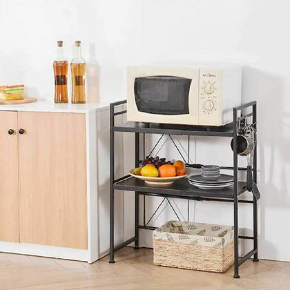 Microwave Oven Stand Rack Holder Standing Shelf Kitchen Storage Organizer