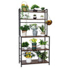 5-Tier Kitchen Bakers Rack Storage Cabinet Microwave Oven Stand Shelves Pantry