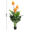 Artificial Banana Canna Tree Tropical Green Plant in Pot HomeOffice Outdoor Tree