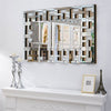 Large Decorative Art Wall Mirror Venetian Accent Mirror for Bathroom Fireplace