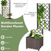 Tall Garden Lattice Planter Flowerpot Trellis Climbing Rectangular Plant Box