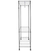 3-Tier Clothes Rail Rack Metal Shelf Garment Storage Display Hanging Stand Black