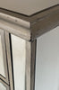 SOL Venetian Distressed Mirrored 1 DRAW Dressing Console Table Silver Hall Table