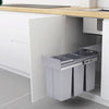 30L/40L Recycle Bin Pull Out Kitchen Cabinet Cupboard Waste Bin Integrated 430mm