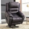 Electric Power Lift Recliner Chair Sofa Power Armchair Heated Massage Grey Merax