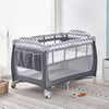 Foldable Baby Travel Cot Crib Bed with Infant Changing Table Playpen Bassinet