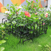 Flexible Plastic Wooden Effect Lawn Border Edge Garden Edging Picket Fencing Set
