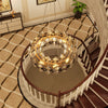 Stunning Crystal Chandelier High Ceiling Light Lighting Hotel Stairs Foyer Club