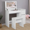 Dressing Table with drawers Flip up Mirror Stool Set Bedroom Vanity Makeup Desk