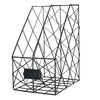 File Magazine Holder Organizer Metal Wire Office A4 Document Storage Basket Rack
