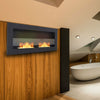 Bio Ethanol Steel Glass Fire Fireplace Biofire Wall Mounted/Recessed Home Burner
