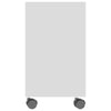 Side Table Sofa End Table With wheels High Gloss Chipboard Living Room Furniture