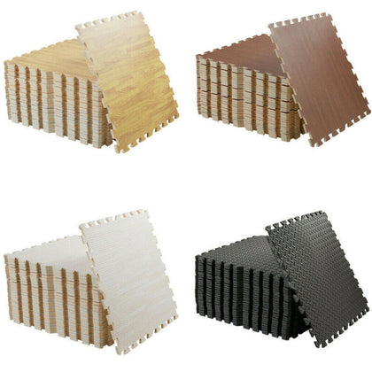 12 x Flexible Thick EVA Soft Gym Foam Mat Tiles 60x60cm for Workout Garage Kids