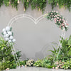 Heart Shape Arch Frame Wedding Stage Backdrop Flower Stand Balloons Archway Rack