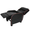 Gaming Recliner Chair Cinema Armchair PU Leather Manual Recline Single Sofa