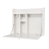 Wall-mounted Computer Desk Folding Laptop Drop-Leaf Study Table with Shelf Home