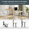 Electric Standing Desk Computer Home Office Desk Adjustable Height Table Stand