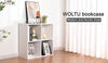 Bookcase Book Shelf 6 Cube Storage Units Wood Storage Shelves for Bedroom